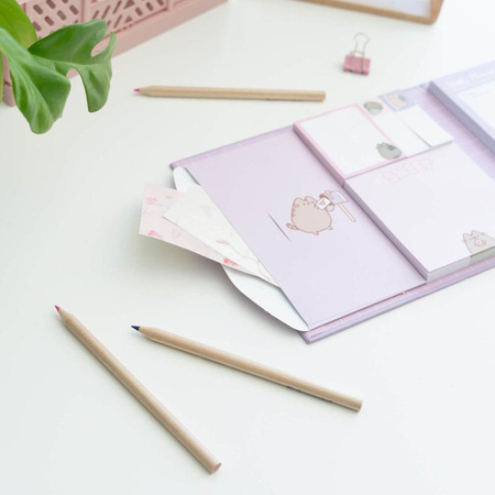 Pusheen - Agenda settimanale con post-it della collezione Moments (19,3 x 16,5 cm)