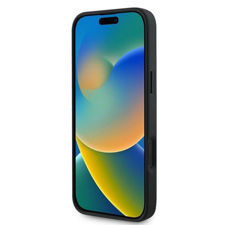 Guess 4G Printed Stripes MagSafe - Hülle iPhone 16 Plus (schwarz)