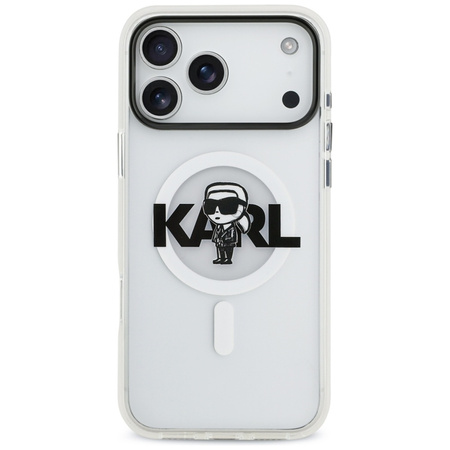 Etui do iPhone 17 Pro Max do MagSafe Karl Lagerfeld Oryginalne Bezbarwne
