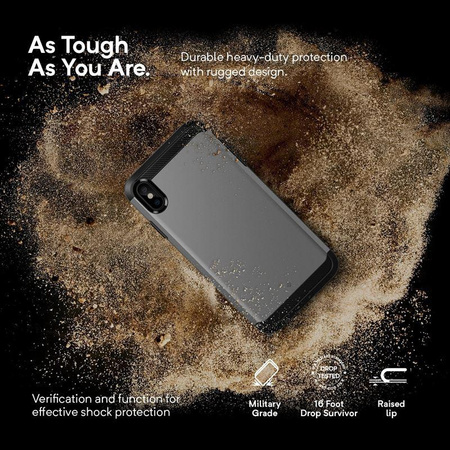 Caseology Legion Case for iPhone Xs Max (Silver)