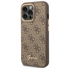 Guess 4G fém fényképezőgép tok - iPhone 14 Pro tok (barna)