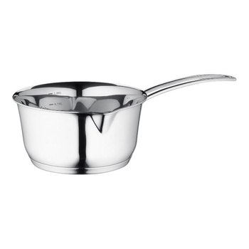 Küchenprofi - Edelstahl-Kochtopf 1 l mit Messbecher und Ausgießer, Durchmesser 16 cm