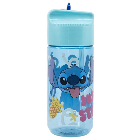 Disney Stitch Palms – Bidon z odchylanym dzióbkiem (430 ml, tritan, bez BPA, licencjonowany)
