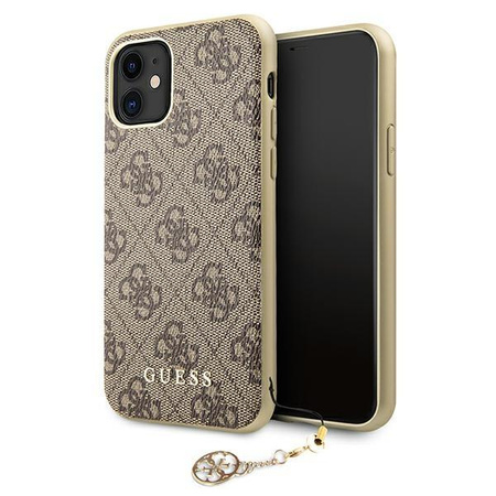 Guess 4G Charms Collection - iPhone 11 tok (barna)