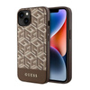 Guess GCube Stripes MagSafe - Coque iPhone 14 (Marron)