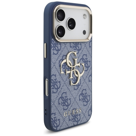 Guess 4G Big 4G Classic Logo - Case iPhone 17 Pro (Blue / Gold)
