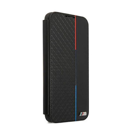 BMW Booktype M Collection Triangles - Etui Samsung Galaxy S22+ (czarny)