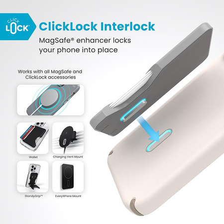 Speck Presidio2 Pro ClickLock & MagSafe - iPhone 16 Plus Hülle (Bleached Bone / Heirloom Gold / Hazel Brown)