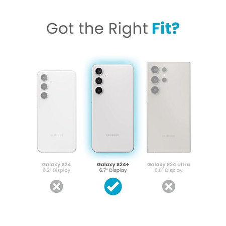 Speck Presidio2 Grip - Étui Samsung Galaxy S24+ (Bleu côtier / Gris poussière)