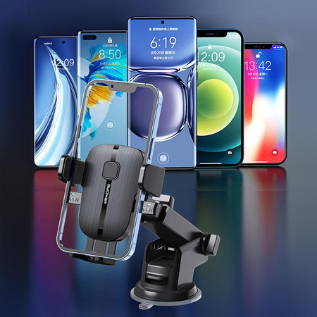 Uchwyt Samochodowy na Telefon 4,7”- 7,2” Mechaniczny na Deskę Kokpit WEKOME