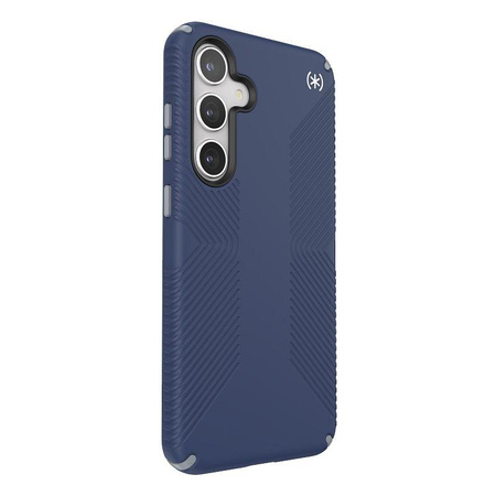 Speck Presidio2 Grip - Étui Samsung Galaxy S24+ (Bleu côtier / Gris poussière)