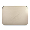 Guess Saffiano Script Computer Sleeve - 13" Notebook Case (Gold)