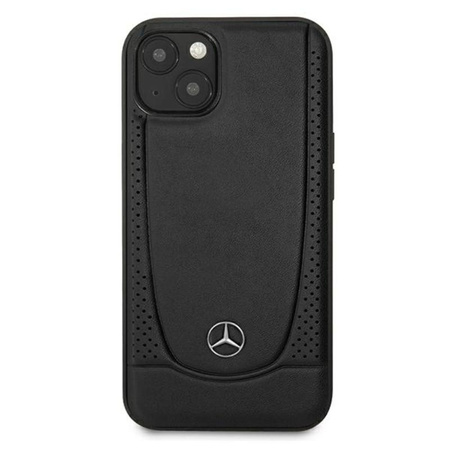 Mercedes Leather Urban Line - Etui iPhone 13 (czarny)