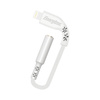 Energizer HardCase - Adaptateur audio Lightning vers jack 3,5 mm certifié MFi 11 cm ROW (blanc) garantie à vie