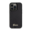 Guess Sequin Script Metal - Coque iPhone 13 Pro Max (noir)
