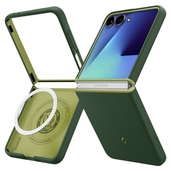 Spigen Nano Pop Mag MagSafe - Hülle für Samsung Galaxy Z Flip 7 (Avo Green)