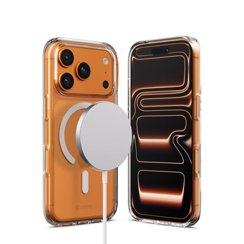 PRZEZROCZYSTE ETUI MAGSAFE DO IPHONE 17 PRO Crong BEZBARWNE MAGNETYCZNE