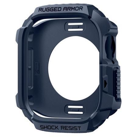 Spigen Rugged Armor V2 - Gehäuse für Apple Watch 10 / 11 42 mm (Marineblau)