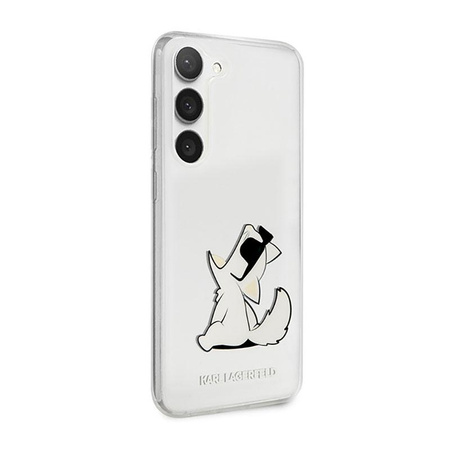 Karl Lagerfeld Choupette Fun - Hülle für Samsung Galaxy S23+ (Klar)
