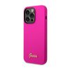 Guess Silikon Vintage - iPhone 14 Pro Tasche (fuchsia)