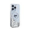 Karl Lagerfeld Liquid Glitter Choupette Head MagSafe - iPhone 13 Pro Max Case (Transparent)