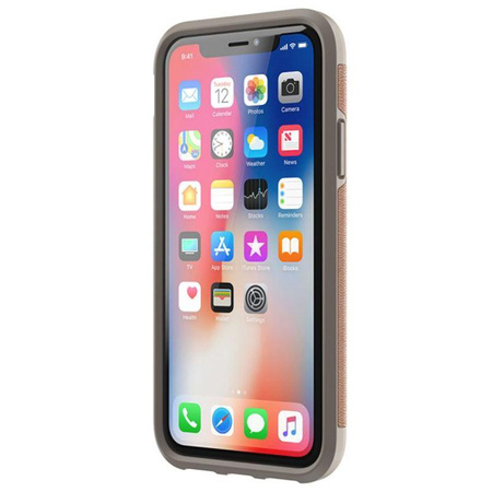 Griffin Survivor Prime Leder - Gepanzerte Hülle für iPhone X (braun)