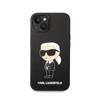 Karl Lagerfeld Silicone Ikonik MagSafe - pouzdro pro iPhone 15 Plus / 14 Plus (černé)