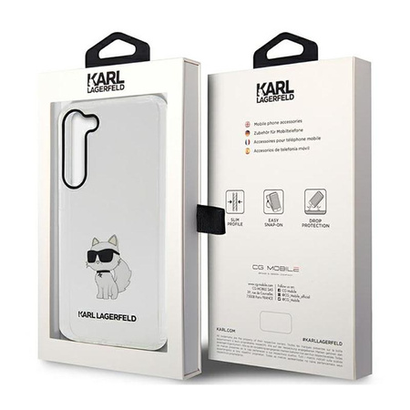 Karl Lagerfeld IML NFT Choupette - pouzdro pro Samsung Galaxy S23 (čiré)