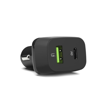 Green Cell - Chargeur de voiture USB-C Power Delivery + USB Quick Charge 3.0