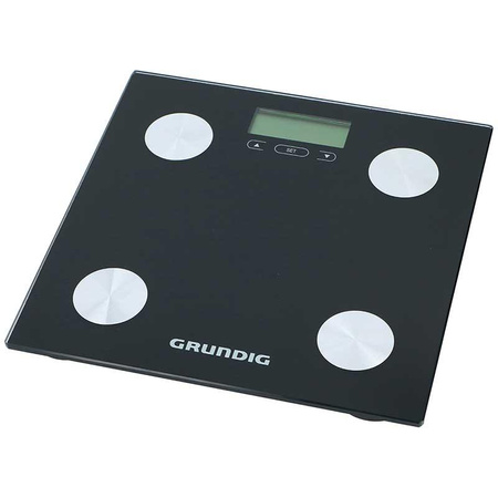 Grundig - elektronická koupelnová váha, analýza hmotnosti, BMI, do 180 kg