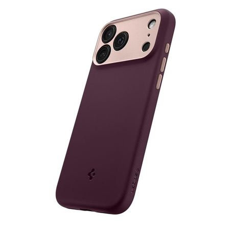 ETUI DO IPHONE 17 PRO MAX do MAGSAFE SPIGEN NANO ORYGINALNE BURGUNDOWE CASE
