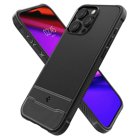 Spigen Rugged Armor MagSafe - pouzdro pro iPhone 15 Pro Max (matně černé)