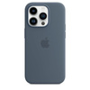 Silikonové pouzdro Apple - Silikonové pouzdro s MagSafe pro iPhone 14 Pro (bouřkově modré)