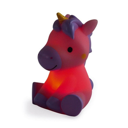 Janod - Princess and glowing unicorn bath figurine set