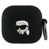 Karl Lagerfeld Silicone Karl Head 3D - Étui AirPods 4 (noir)