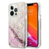 Guess Peony Liquid Glitter - iPhone 13 Pro Tasche (rosa)