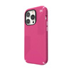 Speck Presidio2 Grip - Rutschfestes Gehäuse für iPhone 14 Pro (Digitalpink / Blossompink / Weiß)