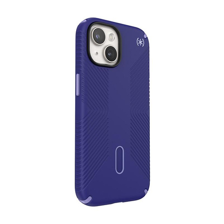 Speck Presidio2 Grip ClickLock & MagSafe - Tasche iPhone 15 / iPhone 14 / iPhone 13 (Future Blue/Purple Ink)