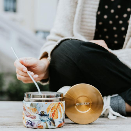 Quokka Whim - Lebensmittelglas aus Edelstahl 360 ml (Autumn)