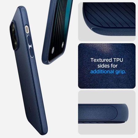 Spigen Mag Armor - Hülle für iPhone 14 Pro (Marineblau)