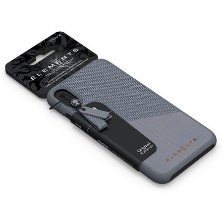 Nordic Elements Original Hel - Drewniane etui iPhone XR (Mid Grey)