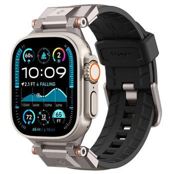Spigen DuraPro Armor - szíj Apple Watch 44/45/46/49 mm-es órához (szürke)