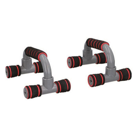 Dunlop - Push Up Bars 2 Stück Push Up Griffe. (red)