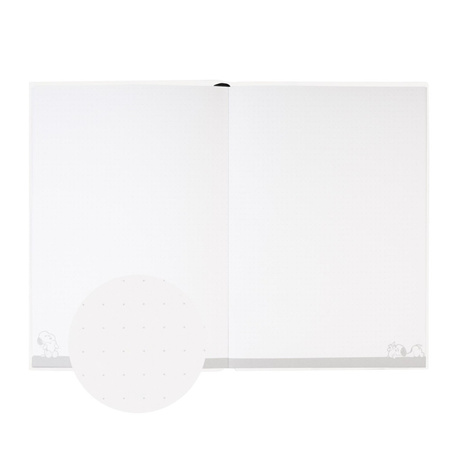 Snoopy - Plüss jegyzetfüzet / A5-ös jegyzetfüzet a Lazy Days kollekcióból