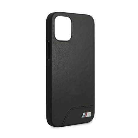 BMW Smooth PU Leather - pouzdro pro iPhone 12 mini (černé)