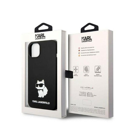 Karl Lagerfeld Silicone NFT Choupette - iPhone 14 Plus Case (black)