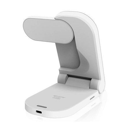 STM ChargeTree MAG - Chargeur mobile sans fil 3-en-1 avec MagSafe (blanc)