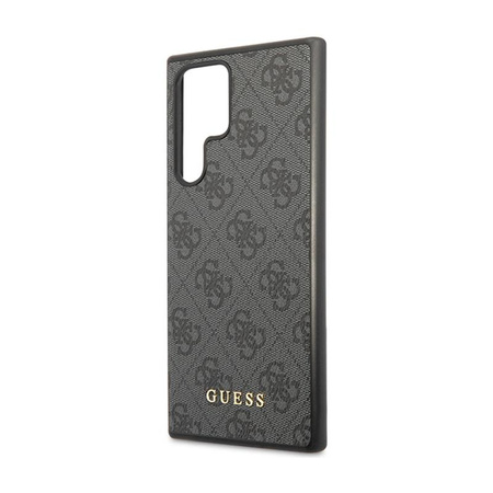 Guess 4G Metal Gold Logo - Etui Samsung Galaxy S24 Ultra(czarny)