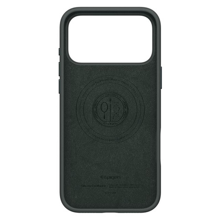 Spigen Silicone Fit Mag MagSafe - Hülle für iPhone 17 Pro (Abyss Green)