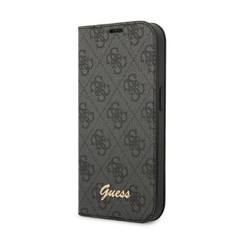 Guess 4G Metal Camera Outline Booktype Case - pouzdro pro iPhone 14 Pro (Black)